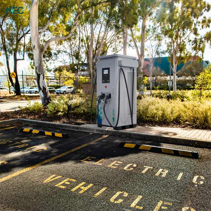 Fast Dual Gun DC EV Charging Station NEG 2 Connector Electric Car ...