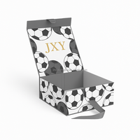 Boîtes cadeaux personnalisées de luxe haut de gamme pliables en papier avec estampage et gaufrage pour l'emballage, impression avec laminage mat