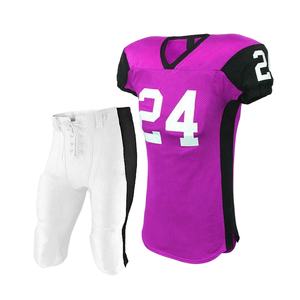 OEM personalizado 2024 uniforme de fútbol americano de secado rápido transpirable cómodo de manga corta logotipo personalizado opciones de tamaño al por mayor - Product Image 6
