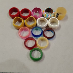 Best Design Multi-Color <b>Resin</b> Napkin <b>Rings</b> Set New Style Tableware for Home Restaurant Elegant Dinnerware Kitchen Accessory - Product Image 4