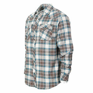 Jersey de carreras de motos acolchado duradero Camisa de franela a cuadros de manga larga poliéster Casual montar a prueba de viento Unisex personalizado - Product Image 5