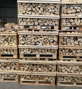 Bûches de bois de chauffage séchées au four, bois dur pour le chauffage domestique, bois de cheminée, combustible pour barbecue. - Product Image 4