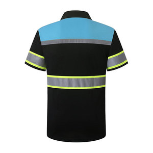 Wholesale Custom Make Men's High Visibility Reflective Safety Windbreaker Jacket <b>Hi</b> <b>Vis</b> Waterproof Workwear - Product Image 6