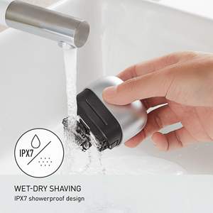 เครื่องโกนขน<span class=keywords><strong>ไฟฟ้า</strong></span>แบบพกพาสำหรับผู้หญิง ชาร์จด้วย Type-C ระบบ 3 ใบมีด ใช้ได้ทั้งแบบแห้งและแบบเปียก สำหรับ<span class=keywords><strong>โกน</strong></span>ขนตามร่างกาย - Product Image 4