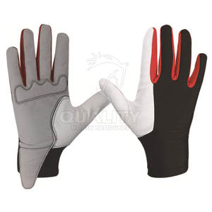 Nouveauté Gants d'équitation équestre confortables et durables en cuir avec poignée antidérapante pour l'équitation d'hiver - Product Image 1