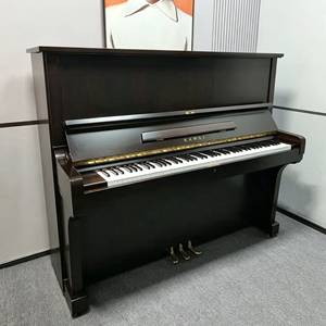 Piano Acústico Vertical Kawai KU3D Marrón Usado, Suministro de Fábrica, para Músicos Profesionales, Piano Japonés de Segunda Mano - Product Image 1