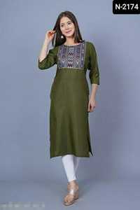 Blusa de algodón de estilo indio y paquistaní para mujer, camisa con estampado Digital, lista para usar, ropa informal y de uso diario, elegante, Kurtis - Product Image 2