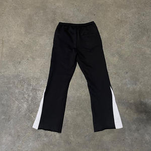 OEM personalizado de alta calidad de los hombres acampanados Jogger pantalones de chándal ligeros elásticos apilados pantalones de chándal multicolor de impresión de pantalla de alta - Product Image 2