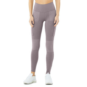 Leggings de gymnastique pour femmes haut Logo personnalisé taille haute Fitness Yoga entraînement vêtements de sport sans couture Nylon Spandex vêtements de Fitness - Product Image 5