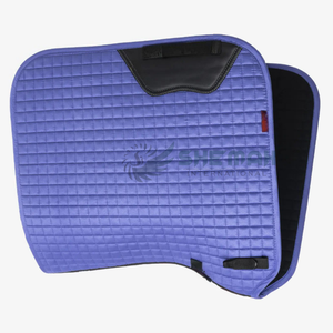 Matelassé de luxe anglais matériau respirant tapis de selle en gros durable doublure douce léger confortable équestre - Product Image 3