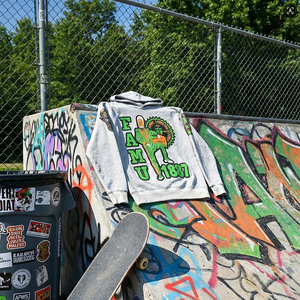 เสื้อฮู้ดดี้สตรีทแวร์ผ้าฝ้ายคอมบ์ฟลีซเนื้อนุ่ม ระบายอากาศได้ดี สไตล์วินเทจ สำหรับฤดูใบไม้ร่วง  แบบยูนิเซ็กซ์  รับผลิตตามแบบ OEM พร้อมกราฟิกโลโก้ตามสั่ง - Product Image 2