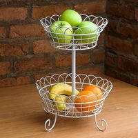 Offre Spéciale revêtement de couleur de panier de fer fini avec des paniers en métal de couvercle en bois sans poignée pour le panier de cadeau