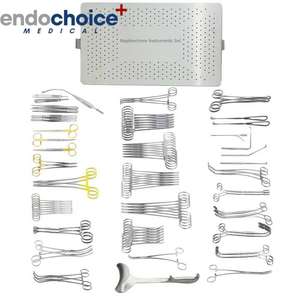 Juego de instrumentos de nefrectomía de grado A, 52 Uds., herramientas quirúrgicas de acero inoxidable, fuente de alimentación Manual de Endochoice Medical - Product Image 3