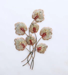 Superb Modern Outdoor Home Decorative Wall <b>Art</b> Panel Handcrafted Iron <b>Leaf</b> Metal Hanging Interior Use Framed Christmas Pattern - Product Image 2