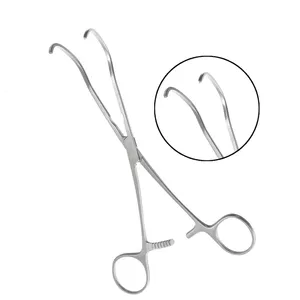 Pince vasculaire de qualité supérieure pour occlusion partielle, instrument de chirurgie cardiaque en acier FD-7004 - Product Image 1