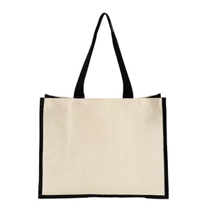 Borsa Shopper Personalizzata in Cotone e Juta Falesia, Borse Promozionali Personalizzabili - Product Image 6