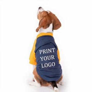 Vente en gros de vêtements de luxe colorés avec lettres imprimées pour petits, moyens et grands chiens, t-shirts fins d'été pour animaux de compagnie - Product Image 3