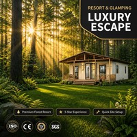 Villa de vacances portable à double aile extensible pour la plage, le camping et l'hébergement en station balnéaire