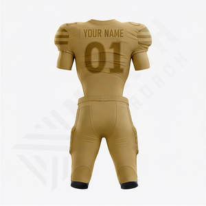 Ensemble d'uniformes de football américain personnalisés de dernière génération, respirants, nouveau style, maillot et pantalon sublimés, prix d'usine, vêtements de performance - Product Image 2