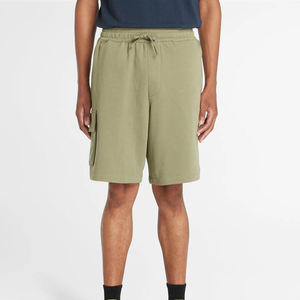 OEM Customised Logo New Arrival <b>Men's</b> Mid <b>Waist</b> Jogger <b>Shorts</b> Premium Quality Casual Solid Top <b>Elastic</b> <b>Waist</b> Plain Fleece Cargo - Product Image 2