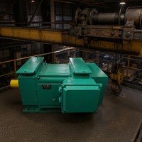 Moteur à induction servo AC WANGPAI YPT400M-6 1250KW 380V 1500RPM, remplacement de moteur DC avec encodeur pour grue, certifié CE