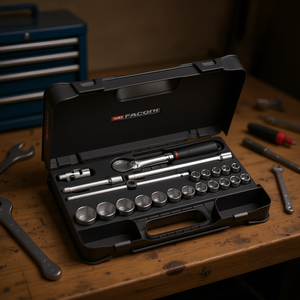 ชุดซ็อกเก็ต 6 จุด ขนาด 1/2 นิ้ว ยี่ห้อ Facom จำนวน 22 ชิ้น ประเภทสินค้า ซ็อกเก็ต - Product Image 3