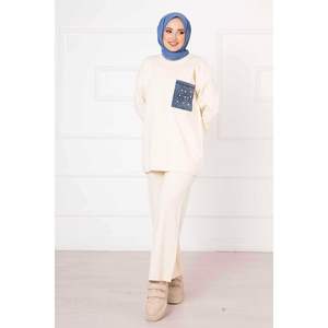 สำหรับชุดครีมผู้หญิงพร้อมกระเป๋ามุกละเอียด - Product Image 4