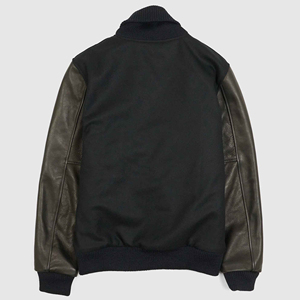 Colección de invierno 2025, chaqueta de lana holgada, chaqueta Bomber de moda con bordado de chenilla personalizado para hombre y mujer, venta al por mayor, nuevo aspecto - Product Image 3