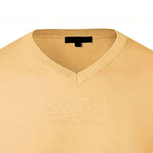 Marque de distributeur et tailles personnalisées disponibles Style de rue hommes col en V coton mélangé sweat-shirts à col en V personnalisés - Product Image 6