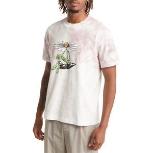 T-shirts OEM pour hommes de qualité supérieure en coton/polyester imprimés par transfert thermique, design personnalisé, séchage rapide, vente en gros, style urbain uni - Product Image 6