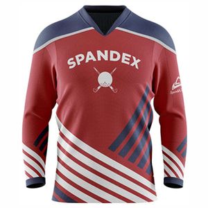 Sublimación Ball Hockey Jersey Diseño personalizado para equipo Ropa deportiva directa Jersey de hockey hecho en fábrica - Product Image 1