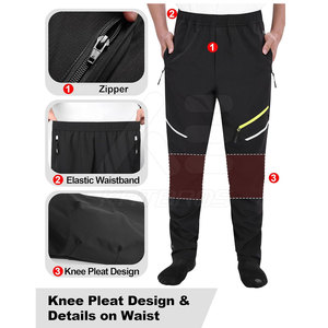 Wholesale Low MOQ Custom Made Breathable 100% Cotton Men Cycling Trouser Sports Wear for Online Sale - Product Image 2
