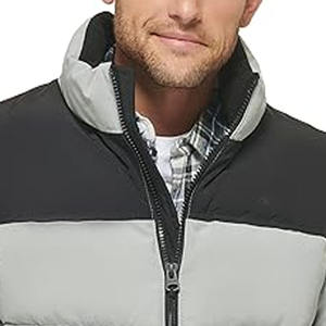 Chaquetas de Invierno para Hombre, Diseño Clásico con Mangas Desmontables, Cortavientos Personalizado con Burbujas - Product Image 2