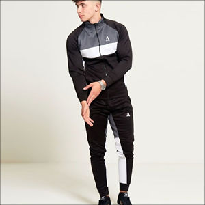 Trajes de sudor de peso pesado Unisex Poliéster/Algodón Sudaderas con capucha y pantalones de chándal de gran tamaño Conjunto de chándales en blanco personalizados para hombres - Product Image 2