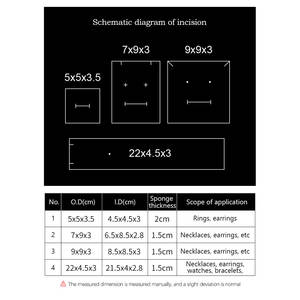 Nouveau tiroir boîte bijoux marbre boîte à bijoux bijoux noir emballage anneau boucle d'oreille pendentif collier Bracelet boîte de rangement - Product Image 4