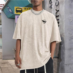 Nuevo estilo Ropa de verano Hombres Camisetas Manga corta Tela de algodón Camisetas de gran tamaño para adultos Venta en línea - Product Image 3