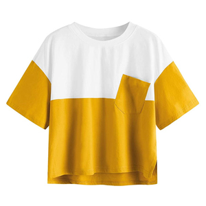 เสื้อยืดคอกว้างทรงวี ผ้าเจอร์ซีย์โพลีเอสเตอร์/คอตตอน คุณภาพสูง สำหรับผู้หญิง ไซส์พลัส แฟชั่นลำลอง นุ่ม ระบายอากาศได้ดี ทรงเข้ารูป ใส่สบายในฤดูร้อน เหมาะสำหรับใส่ทุกวัน - Product Image 2