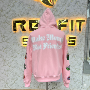 Sudadera con Capucha de Corte Perfecto, Estilo Deportivo, Nuevo Estilo, Buena Cremallera, Impresión Personalizada, Fabricada en Fábrica, Precio Económico, Sudaderas para Hombre - Product Image 3