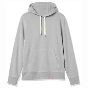 Sweat à capuche homme 100 coton style pull tissu doux respirant tissu léger avec poignets et ourlet côtelés - Product Image 4