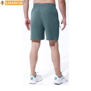 <b>Men</b> Fitness Mesh <b>Shorts</b> Lightweight Quick-Dry Sportswear for Gym, Training, and Running - Product Image 4