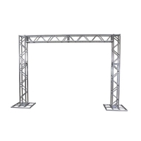 Kit en aluminium AL-25, structure carrée 5,5x3m, 60kg, bases carrées 25x950x25cm