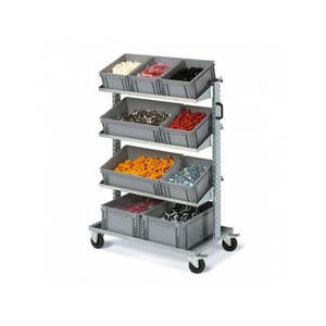 Carretilla Plegable Industrial Unimod Smart Serie 103 con Cuatro Ruedas para Uso en Almacenes y Compras - Product Image 1