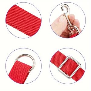 Animal Vache Mouton Chèvre Mule Pet Horse Shed Water Feeding Bucket Trailer Strap Hangers Adjustable Nylon Strap 700Lbs <span class=keywords><strong>Hay</strong></span> Net Sling - Product Image 4