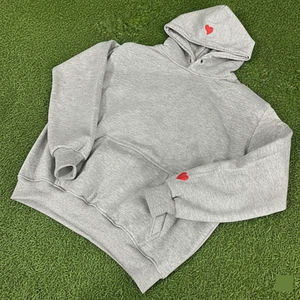 Survêtement de sport de luxe de haute qualité personnalisé, vêtements de sport de marque, vente en gros de sweats à capuche unis pour homme - Product Image 3