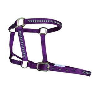 Classic Hand Braided Overlay Thick Nylon Webbing Nylon Horse Halter with Solid Chrome Hardware Custom Sizes and Colors - Product Image 3