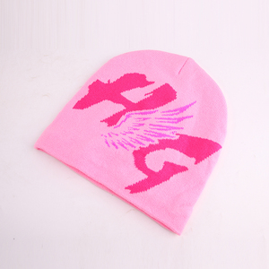 Quantité minimale de commande bas Fabricant de bonnets Y2K personnalisés avec logo jacquard personnalisé et doublure en satin à l'intérieur - Product Image 3