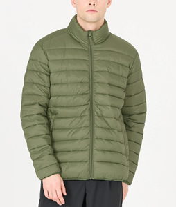 Chaqueta Acolchada de Lujo, Chaqueta de Burbujas Negra, Abrigo de Invierno Cálido con Capucha, Impermeable, Cortavientos, Ropa de Moda para Hombre, Venta al por Mayor - Product Image 6