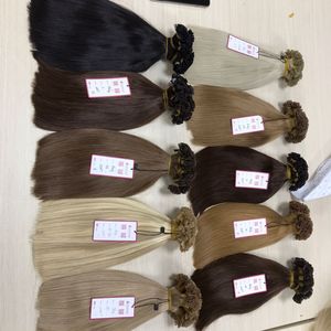 Extensiones de cabello Remy brasileño 100% Sin enredos Sin derramamiento Mezcla Piano Balayage Punta plana Origen Cabello humano - Product Image 5