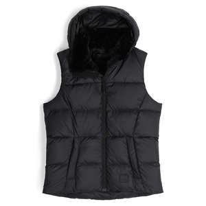 Chaleco Acolchado sin Mangas para Mujer, Diseño Nuevo, Color Sólido, Cálido, Transpirable, con Botones, Tejido de Poliéster/Algodón - Product Image 6