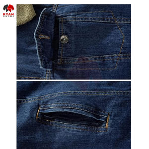 Chaqueta Vaquera de Invierno Tejida Ryan Pro Gear para Hombre, Impermeable y Cortavientos, Cierre de un Solo Botón, Logotipo Frontal Personalizable, ODM - Product Image 5